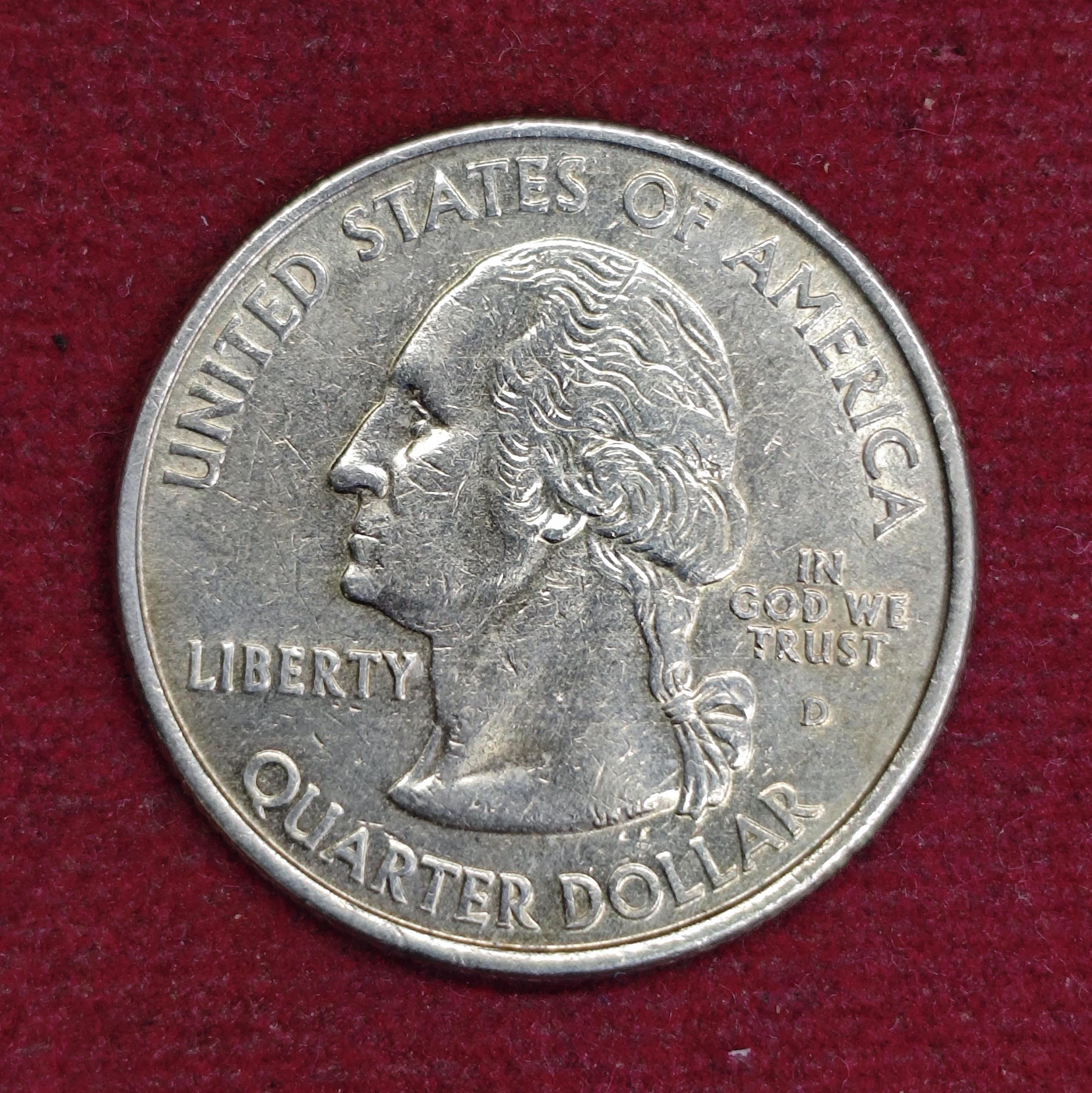 USA ( United States) 1/4  Dollar "Washington Quarter" Virginia 2000 Coin
