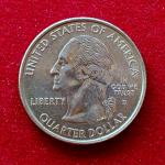 USA ( United States) 1/4  Dollar "Washington Quarter" Virginia 2000 Coin  (D - Mint of Denver)