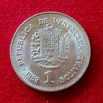 Venezuela 1 Bolivar 1989 Coin
