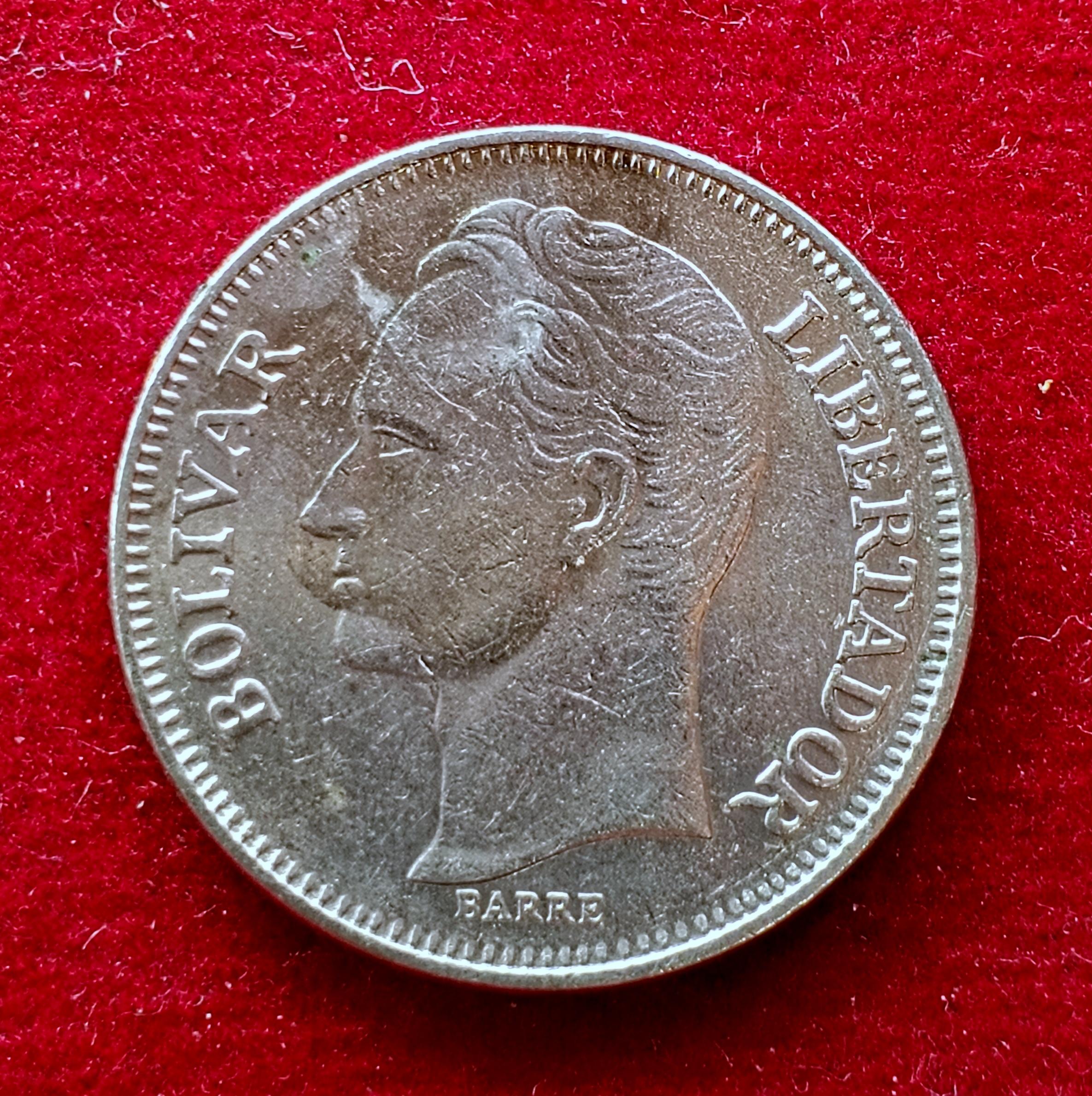 Venezuela 1 Bolivar 1989 Coin