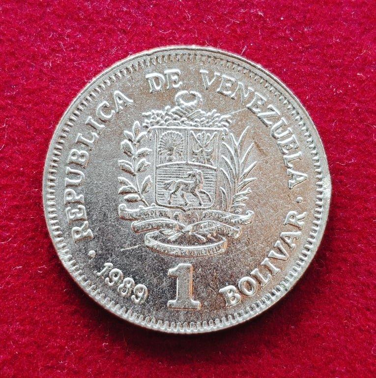 Venezuela 1 Bolivar 1989 Coin