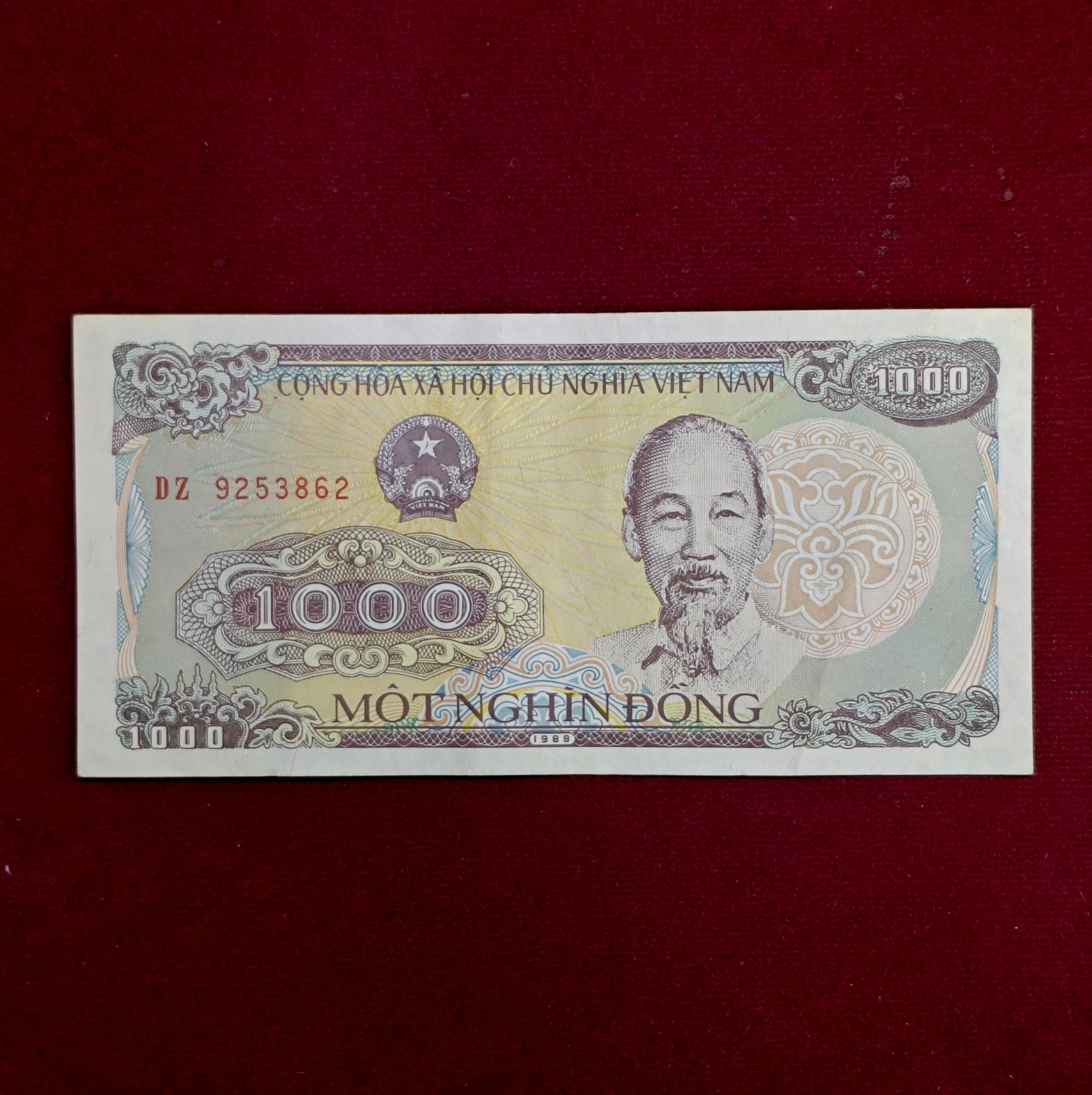 Vietnam 1000 Dong 1988 Banknote