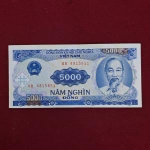 Vietnam 5000 Dong 1991 Banknote