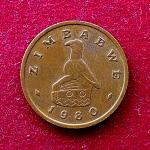 Zimbabwe 1 Cent 1980 Coin