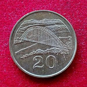 Zimbabwe 20 Cents 1980 Coin