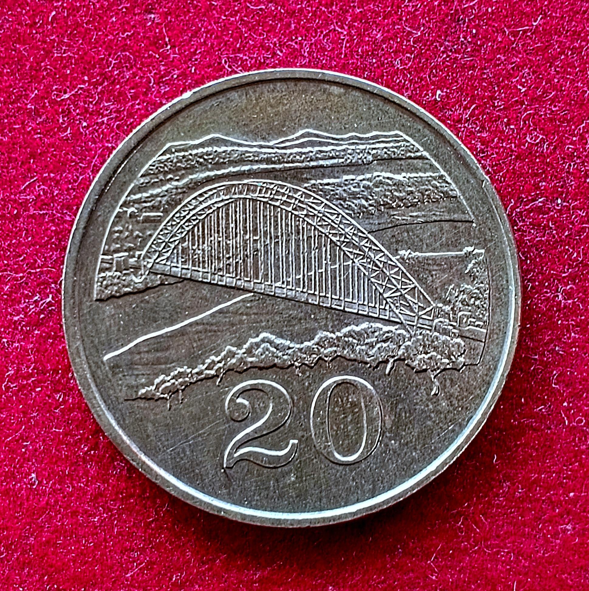 Zimbabwe 20 Cents 1980 Coin