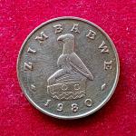Zimbabwe 20 Cents 1980 Coin