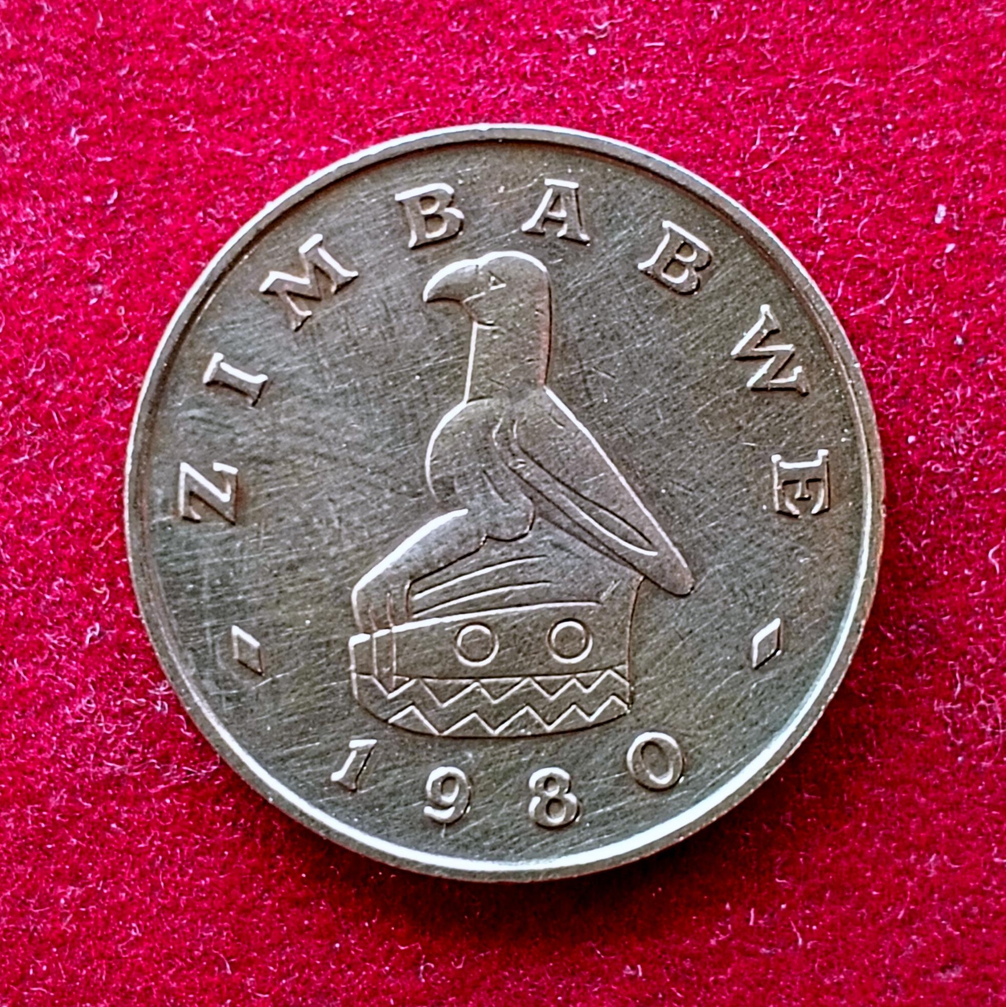 Zimbabwe 20 Cents 1980 Coin