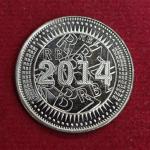 Zimbabwe 25 Cents Bond Coin 2014 Coin